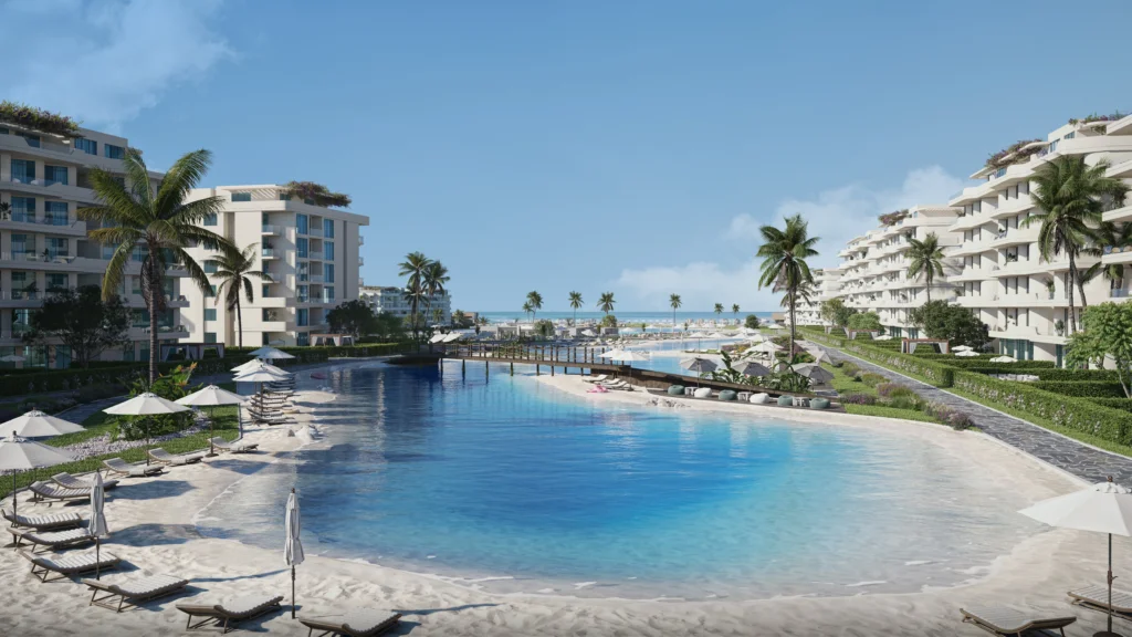 155m² 3-Bedroom Apartment for Sale in Jamila North Coast | Smart Resort Living with AI Lagoon Technology Jamila North Coast New Jersey Developments North Coast